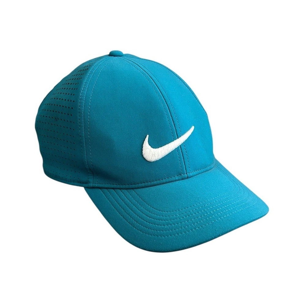 Nike Legacy91 Dri-Fit Adjustable Hat Embroidered Swoosh Men Women Teal Golf